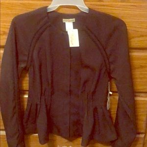 Cinched waist jacket with tags!